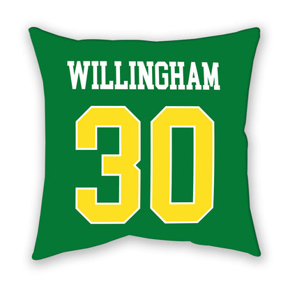 Oregon - NCAA Acrobatics & Tumbling : Morgan Willingham - Pillow-1