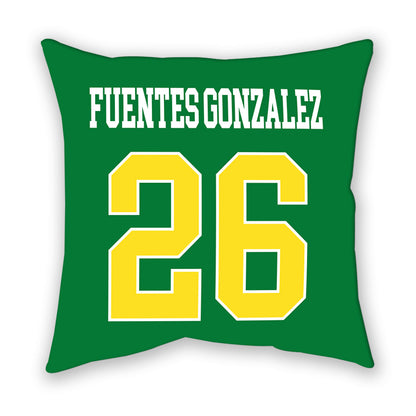 Oregon - NCAA Women's Soccer : Giselle Fuentes Gonzalez - Pillow-1