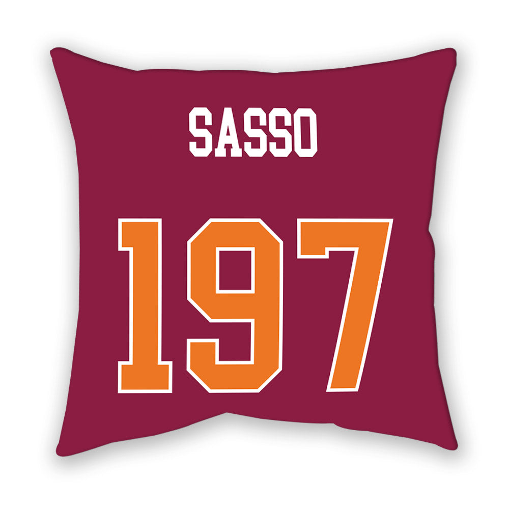 Virginia Tech - NCAA Wrestling : Sonny Sasso - Pillow-1