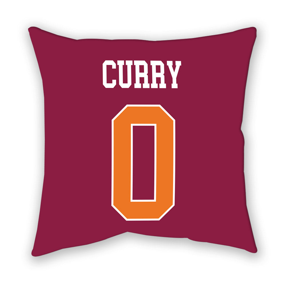 Virginia Tech - NCAA Men's Basketball : Jaylen Curry - Pillow-1