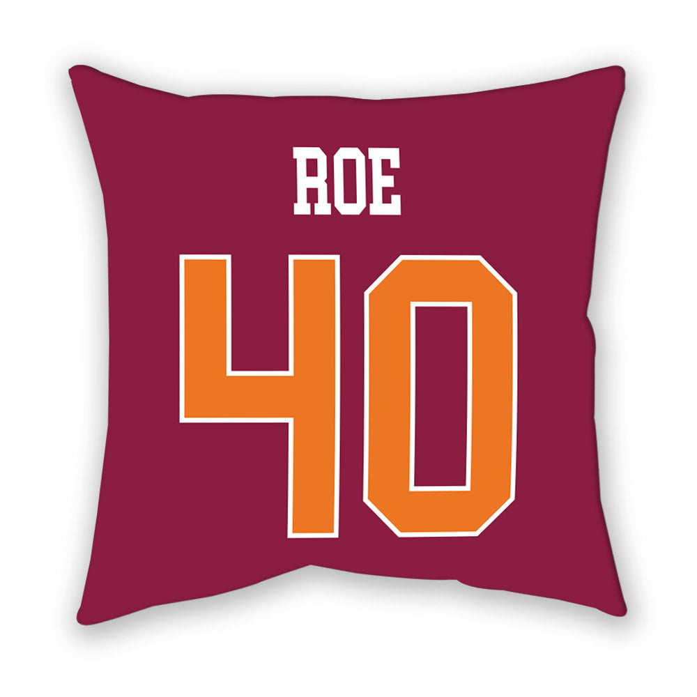 Virginia Tech - NCAA Baseball : Brody Roe - Pillow-1