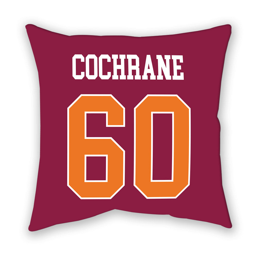 Virginia Tech - NCAA Football : Maddox Cochrane - Pillow-1