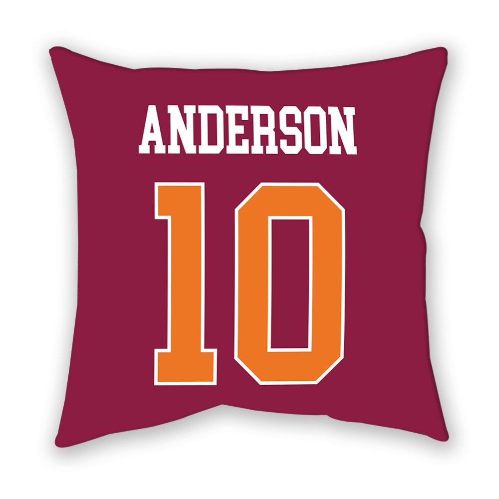 Virginia Tech - NCAA Women's Basketball : Kaleo Anderson - Pillow-1