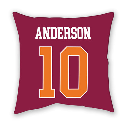 Virginia Tech - NCAA Women's Basketball : Kaleo Anderson - Pillow-1