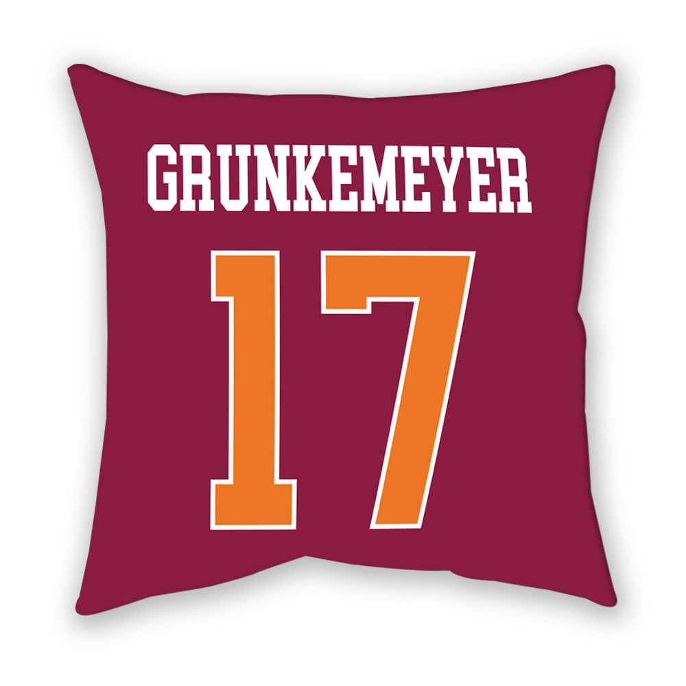 Virginia Tech - NCAA Football : Ethan Grunkemeyer - Pillow-1