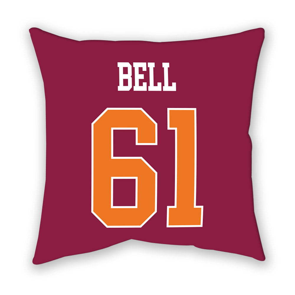 Virginia Tech - NCAA Football : Justin Bell - Pillow-1