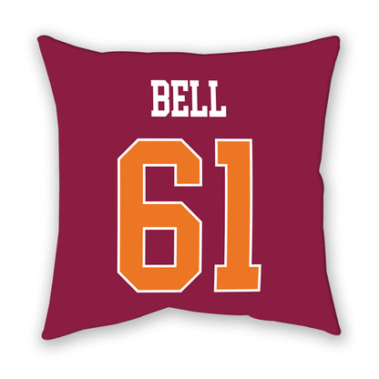 Virginia Tech - NCAA Football : Justin Bell - Pillow-1