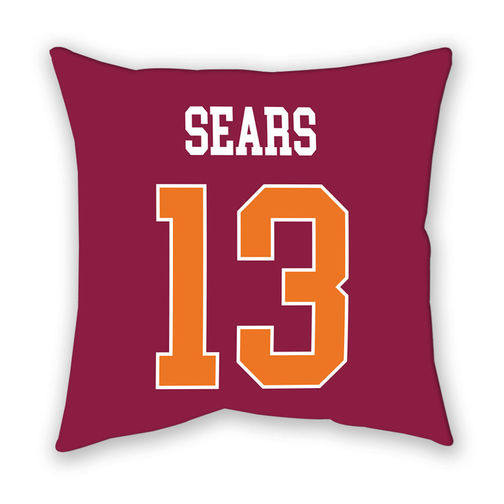 Virginia Tech - NCAA Women's Basketball : Kate Sears - Pillow-1