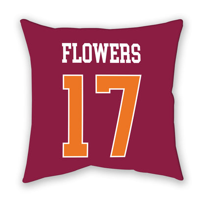 Virginia Tech - NCAA Football : Tyson Flowers - Pillow-1
