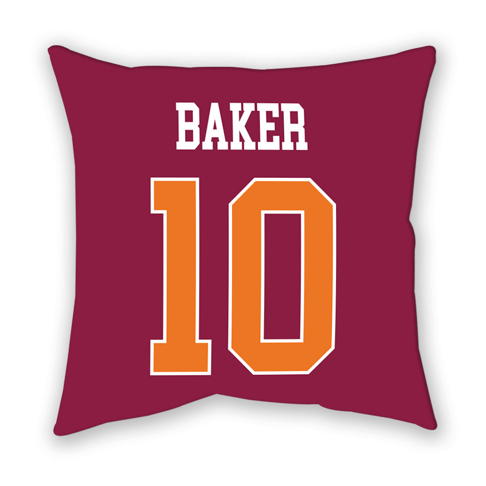 Virginia Tech - NCAA Women's Basketball : Carys Baker - Pillow-1