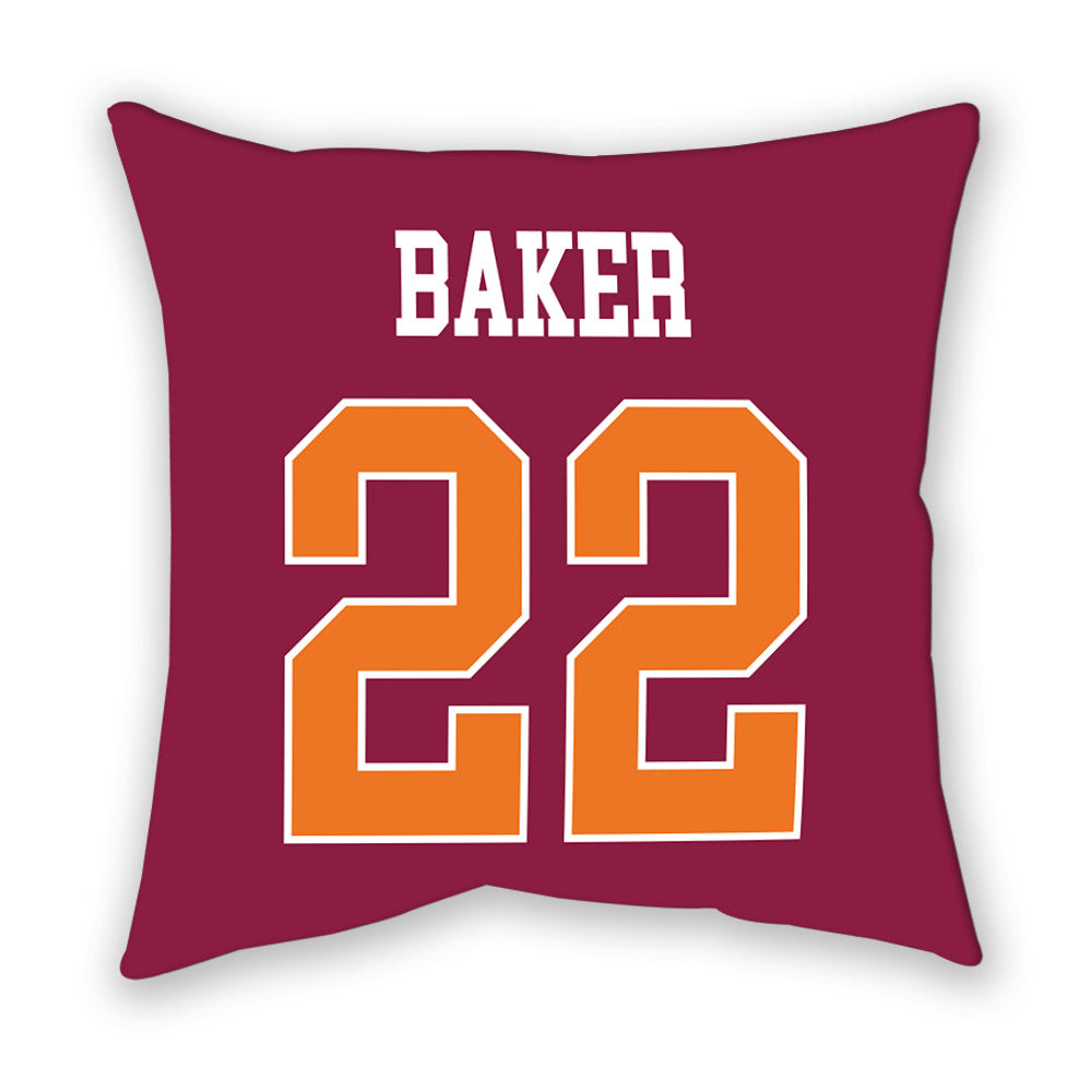 Virginia Tech - NCAA Football : Bryce Baker - Pillow-1