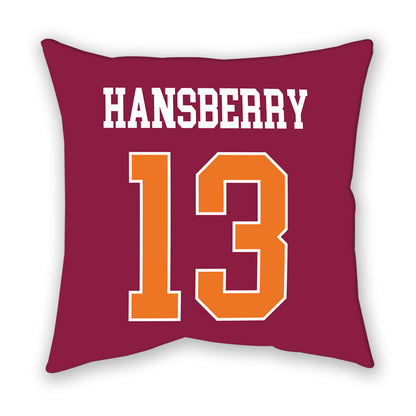 Virginia Tech - NCAA Men's Basketball : Amani Hansberry - Pillow-1
