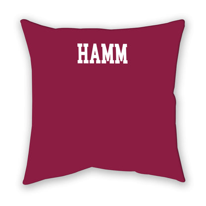 Virginia Tech - NCAA Men's Track & Field : Maddox Hamm - Pillow-1