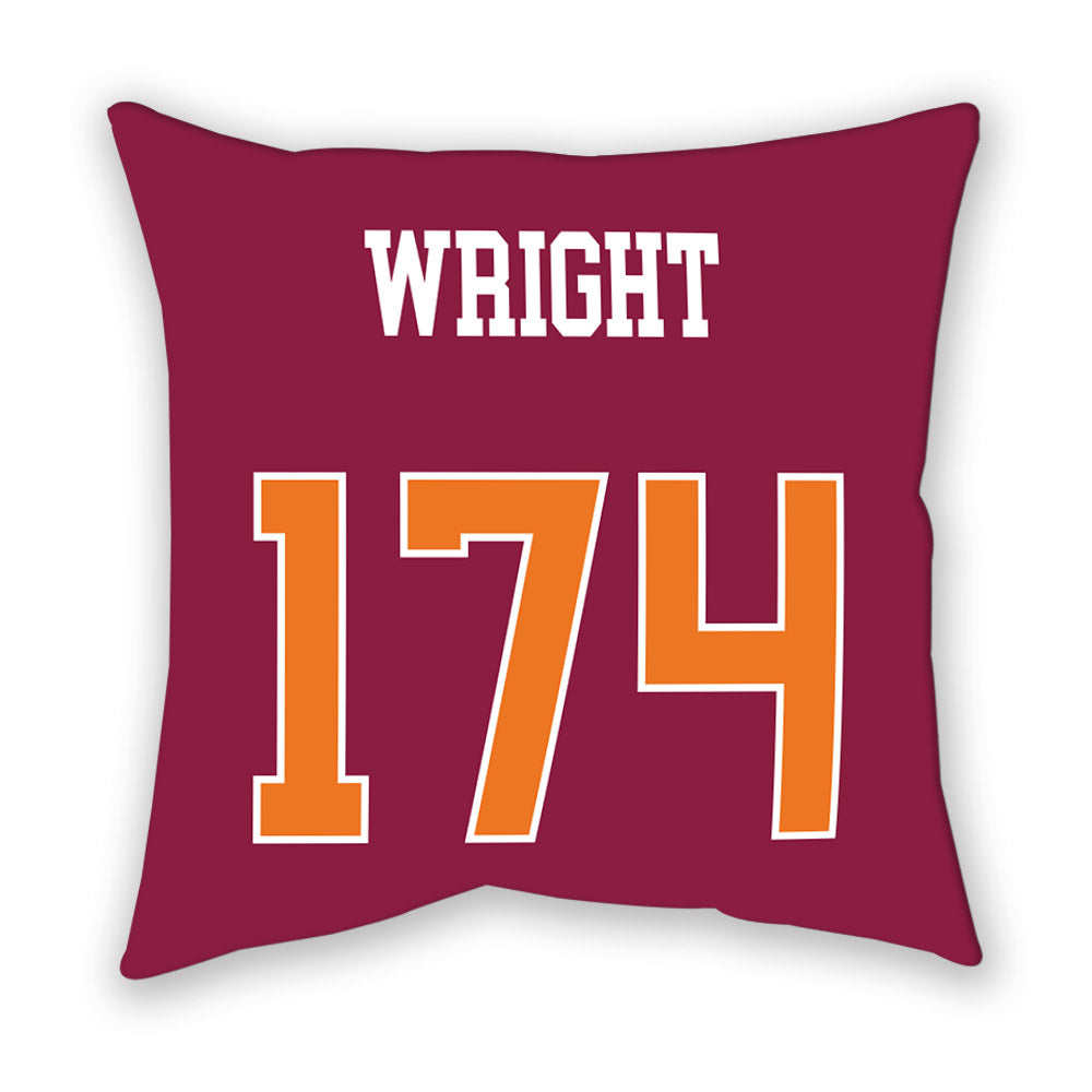 Virginia Tech - NCAA Wrestling : Gage Wright - Pillow-1