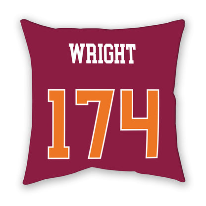 Virginia Tech - NCAA Wrestling : Gage Wright - Pillow-1