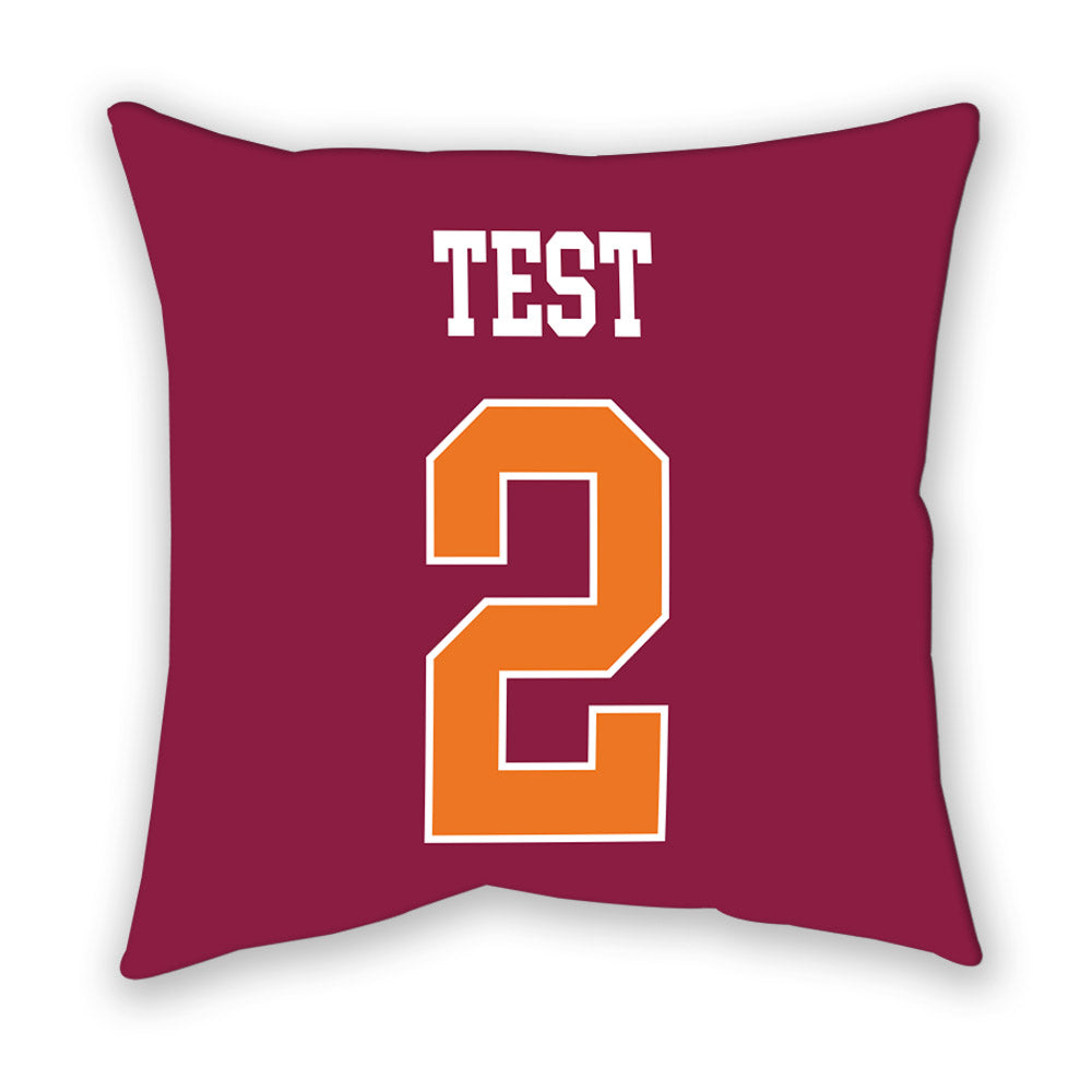 Virginia Tech - NCAA Baseball : Karthik Test - Pillow-1