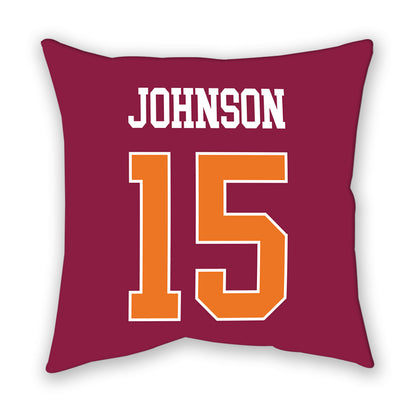 Virginia Tech - NCAA Football : Brennan Johnson - Pillow-1