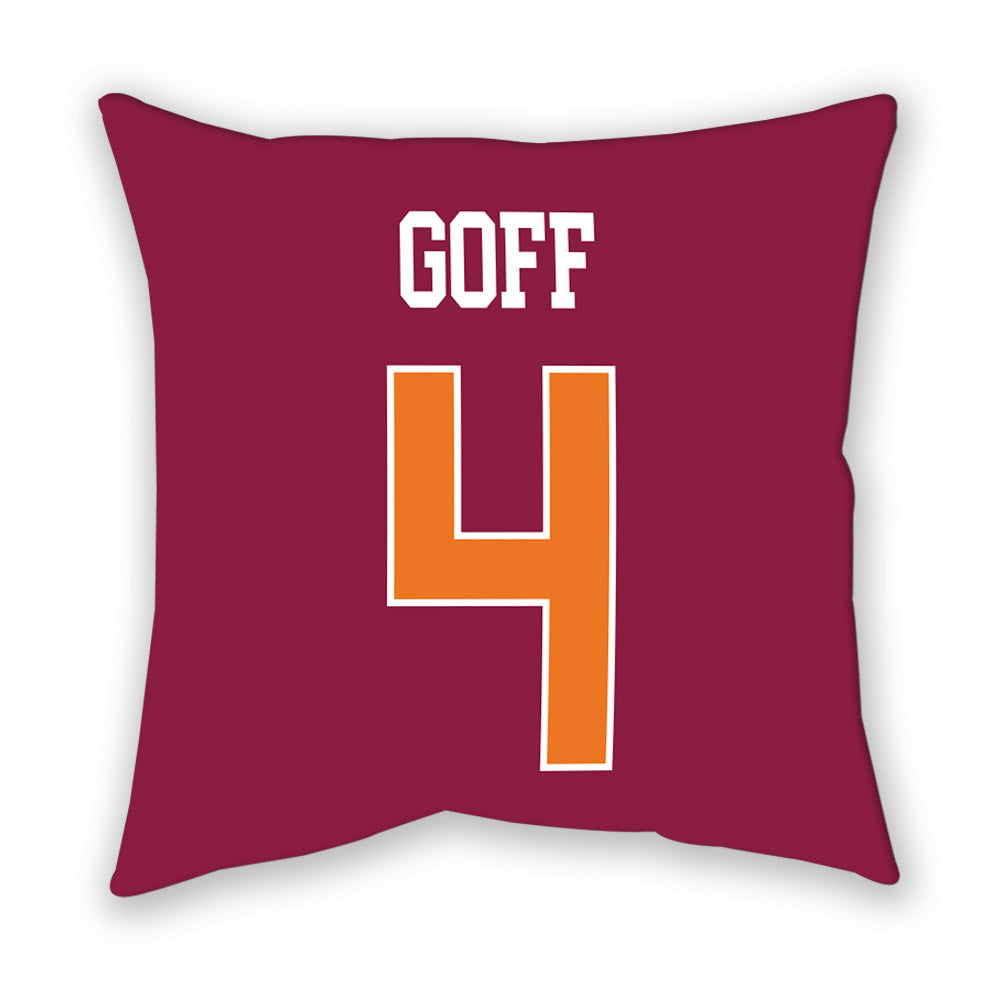 Virginia Tech - NCAA Women's Basketball : Natalee Goff - Pillow-1