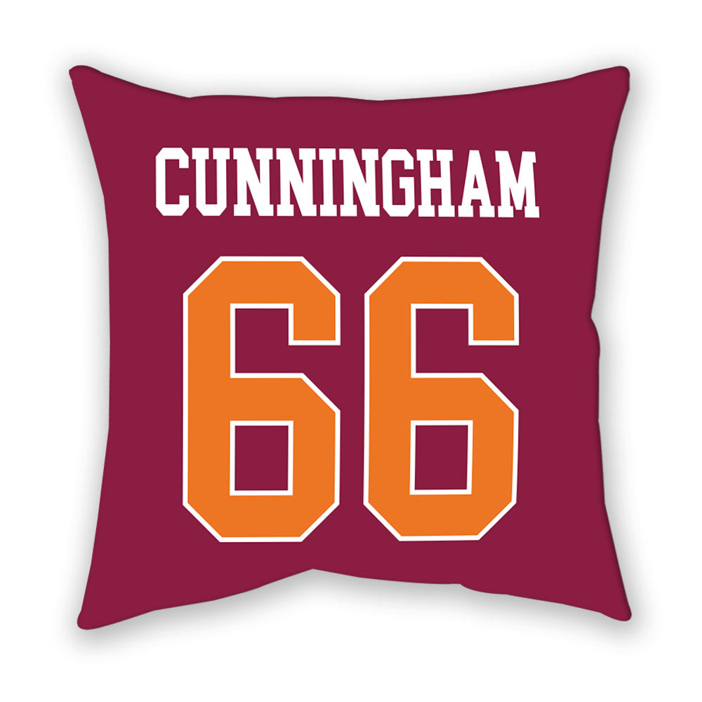 Virginia Tech - NCAA Football : Montavious Cunningham - Pillow-1