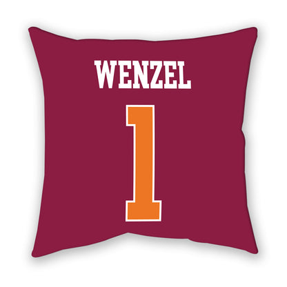 Virginia Tech - NCAA Women's Basketball : Carleigh Wenzel - Pillow-1