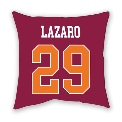 Virginia Tech - NCAA Baseball : Danny Lazaro - Pillow-1
