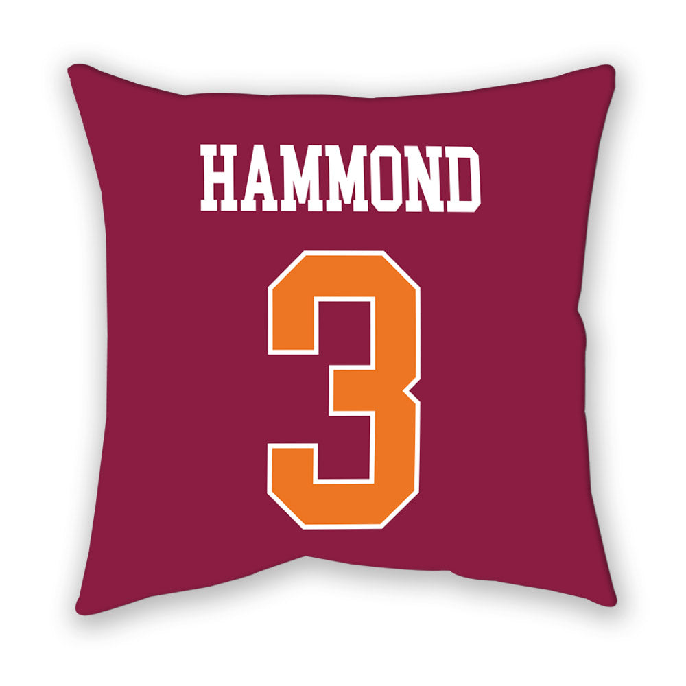 Virginia Tech - NCAA Men's Basketball : Ben Hammond - Pillow-1