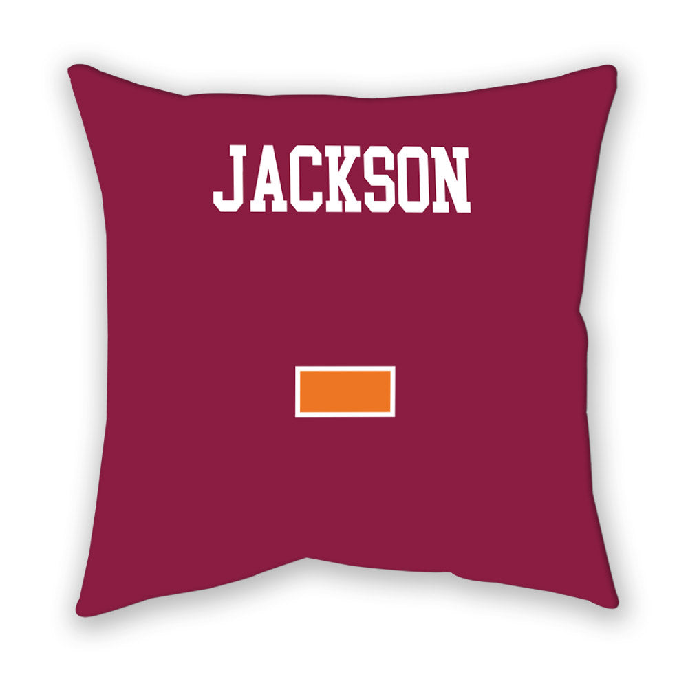 Virginia Tech - NCAA Men's Track & Field : Christian Jackson - Pillow-1