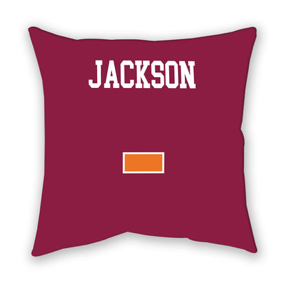 Virginia Tech - NCAA Men's Track & Field : Christian Jackson - Pillow-1