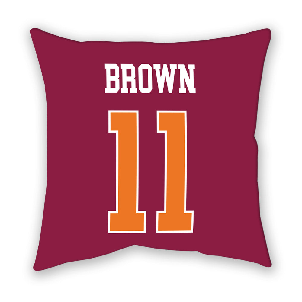 Virginia Tech - NCAA Football : Davion Brown - Pillow-1