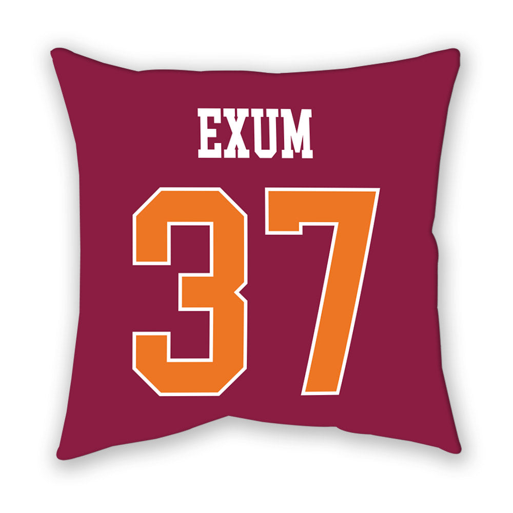 Virginia Tech - NCAA Baseball : Jacob Exum - Pillow-1