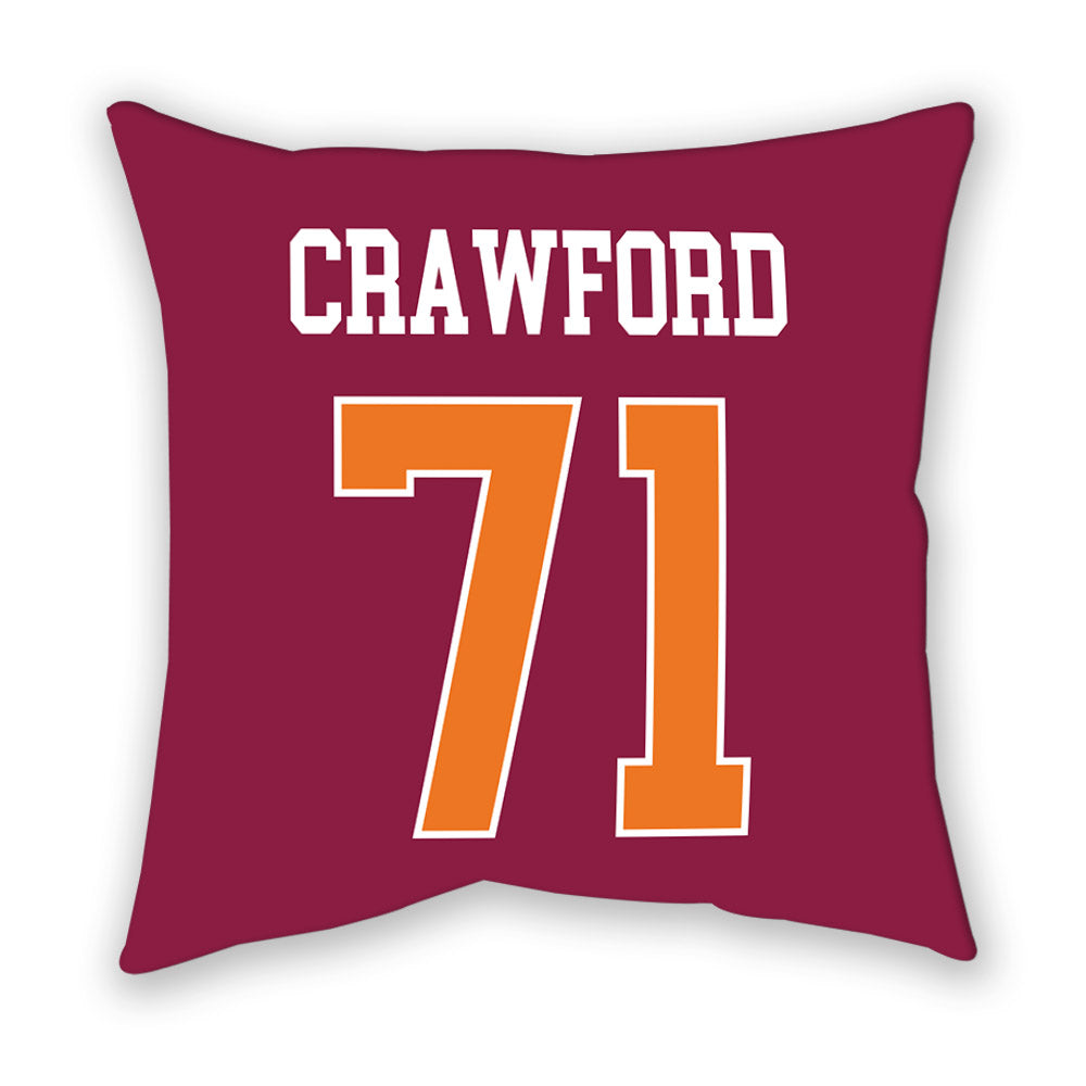 Virginia Tech - NCAA Football : Gavin Crawford - Pillow-1