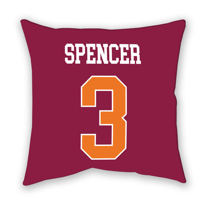 Virginia Tech - NCAA Football : Kaleb Spencer - Pillow-1