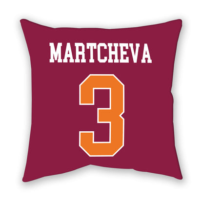 Virginia Tech - NCAA Women's Volleyball : Santina Martcheva - Pillow-1