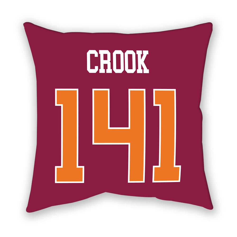 Virginia Tech - NCAA Wrestling : Tom Crook - Pillow-1