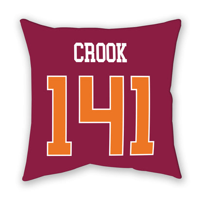 Virginia Tech - NCAA Wrestling : Tom Crook - Pillow-1