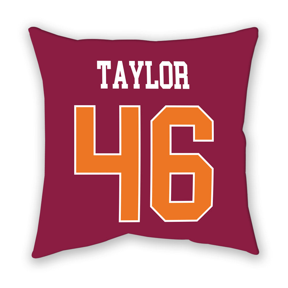 Virginia Tech - NCAA Football : Darius Taylor - Pillow-1
