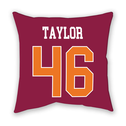 Virginia Tech - NCAA Football : Darius Taylor - Pillow-1