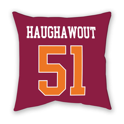 Virginia Tech - NCAA Football : Elijah Haughawout - Pillow-1