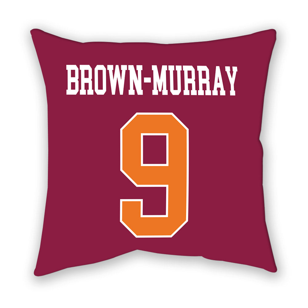 Virginia Tech - NCAA Football : Isaiah Brown-Murray - Pillow-1