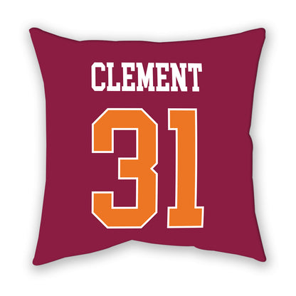 Virginia Tech - NCAA Baseball : Madden Clement - Pillow-1