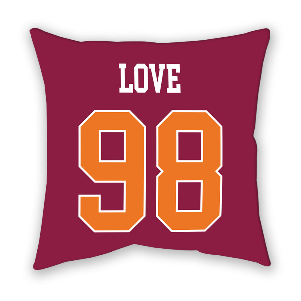 Virginia Tech - NCAA Football : Will Love - Pillow-1