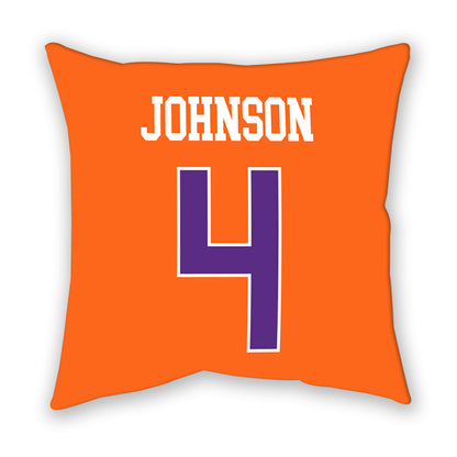 Clemson - NCAA Men's Basketball : Efrem Johnson - Pillow-1