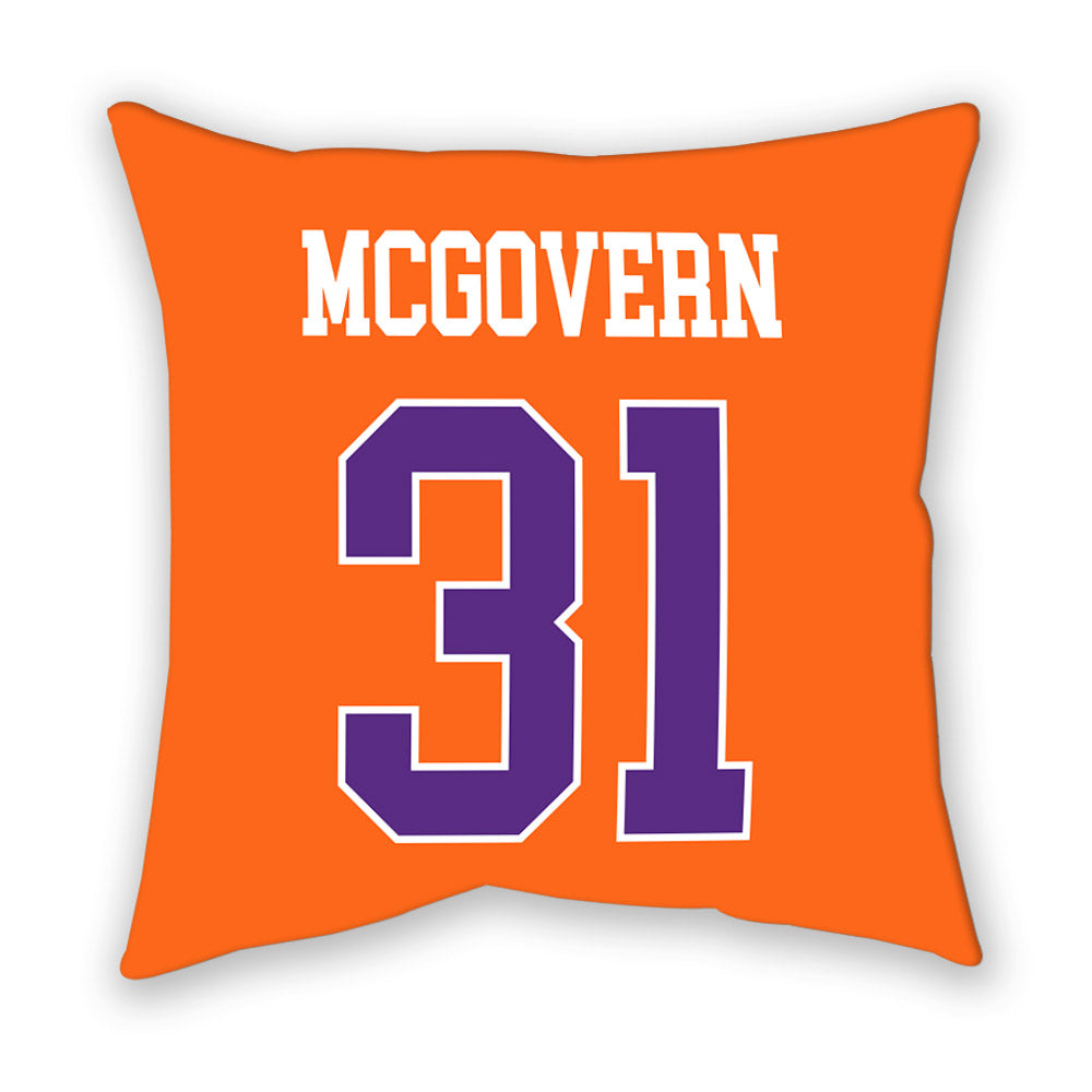 Clemson - NCAA Baseball : Jacob McGovern - Pillow-1