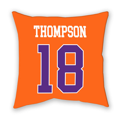 Clemson - NCAA Women's Soccer : Reagan Thompson - Pillow-1