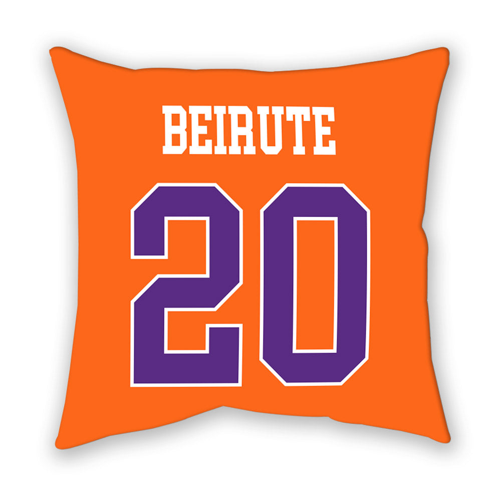 Clemson - NCAA Men's Soccer : Andres Beirute - Pillow-1