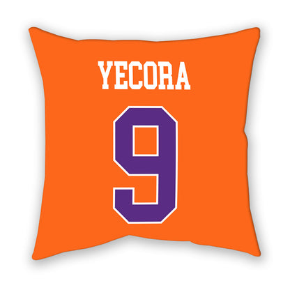 Clemson - NCAA Women's Tennis : Candela Yecora - Pillow-1