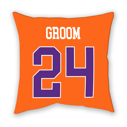 Clemson - NCAA Women's Volleyball : Anika Groom - Pillow-1