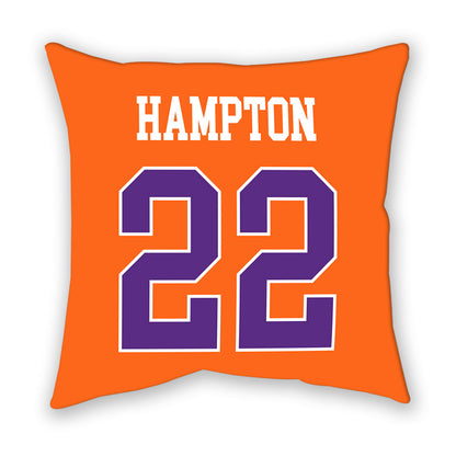 Clemson - NCAA Men's Soccer : Aiden Hampton - Pillow-1