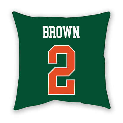 Miami - NCAA Football : Damari Brown - Pillow-1