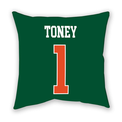 Miami - NCAA Football : Malachi Toney - Pillow-1